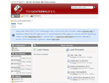 Tablet Screenshot of forum.tsv-lichtenwald.de